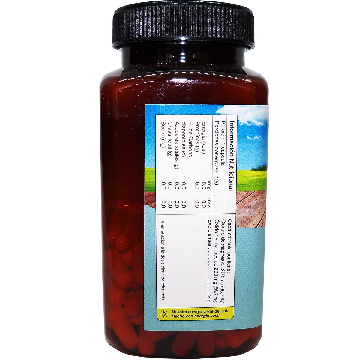 NATURAL FARM - NATURAL FARM CLORURO DE MAGNESIO 500 MG 120 CAPS