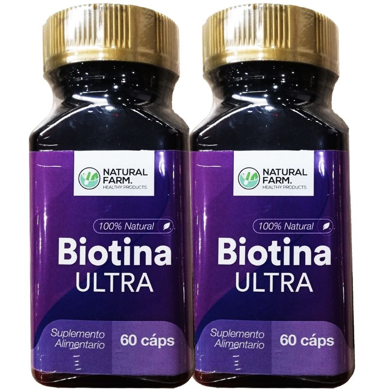 NATURAL FARM - 2 X NATURAL FARM BIOTINA ULTRA 150 MCGS 60 CAPS