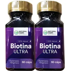 NATURAL FARM - 2 X BIOTINA ULTRA 150 MCGS 60 CAPS