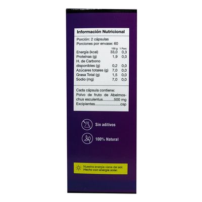 Imagen 2 del producto 3 X OKRA FASTER 500 MG 120 CAPS