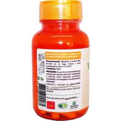Imagen 2 del producto VITAMINA D3 600 UI 60 CAPSULAS VEGETALES