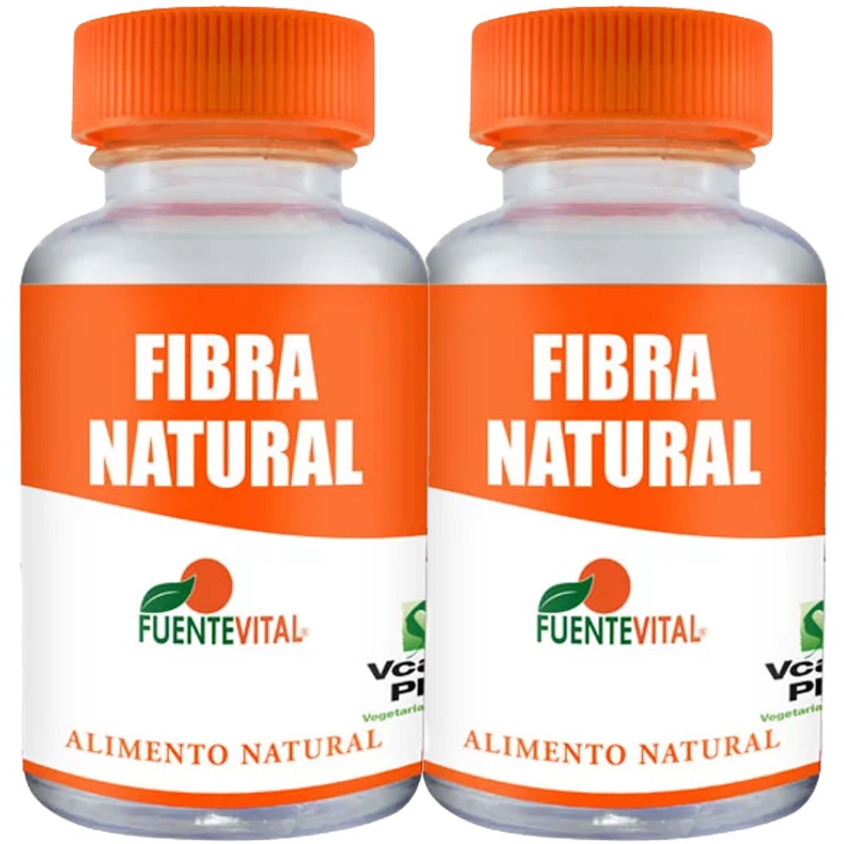 FUENTEVITAL - 2 PACK FIBRA NATURAL 60 CAPSULAS VEGETALES - 250 MG