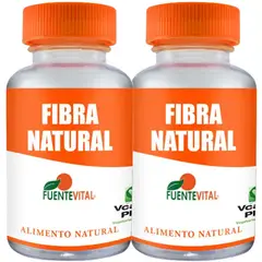 FUENTEVITAL - 2 PACK FIBRA NATURAL 60 CAPSULAS VEGETALES - 250 MG