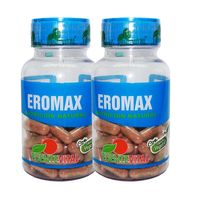 2 PACK EROMAX 60 CAPSULAS VEGETALES - 300 MG