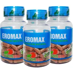 FUENTEVITAL - 3 PACK EROMAX 60 CAPSULAS VEGETALES - 300 MG