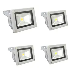 GREEN E - Foco Exterior Led de 20W Pack de 4 Unidades. Luz Fría.