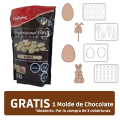 AMBROSOLI - COBERTURA CHOCOLATE BLANCO MONEDAS 1 KG