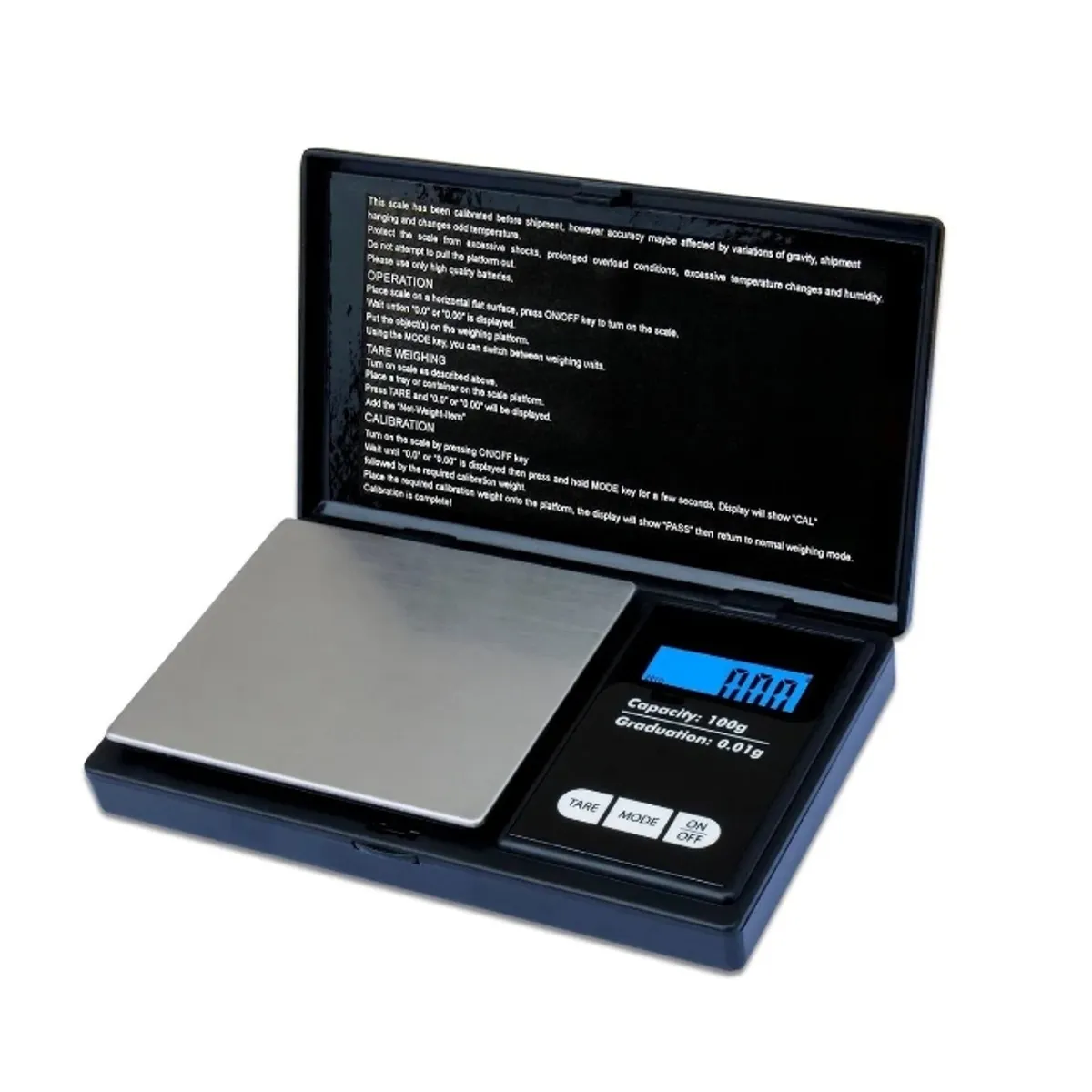 MOVILLANO - Pesa Digital Gramos Portatil Precision Capacidad 01g A 500g