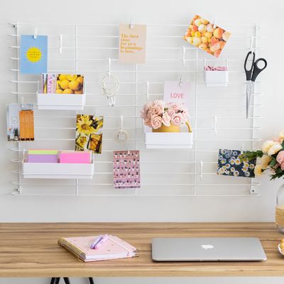 Imagen 2 del producto Kit mural multiuso 81,5 x 56 x 19,5 cm blanco