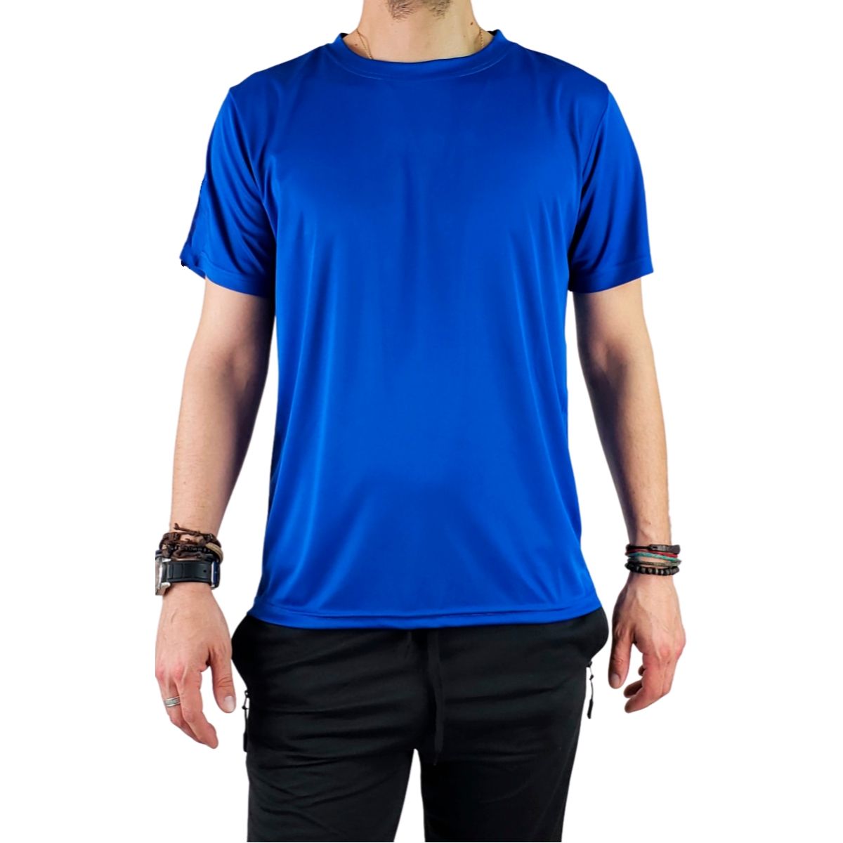 LOOK SHOP - Polera Deportiva Hombre Camiseta Lisa Colores 341