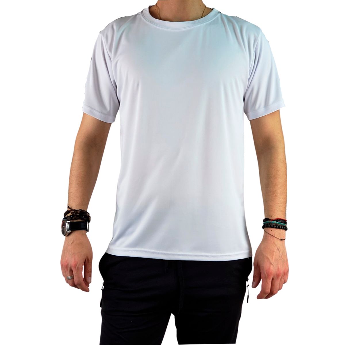 LOOK SHOP - Polera Deportiva Hombre Camiseta Lisa Colores 341
