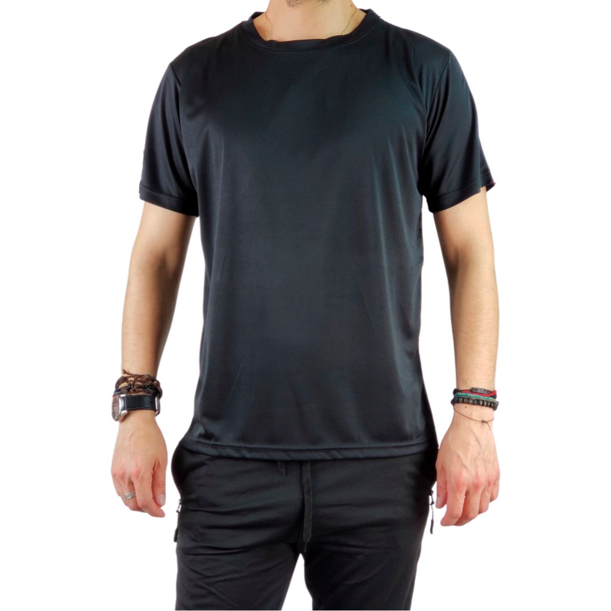 LOOK SHOP - Polera Deportiva Hombre Camiseta Lisa Colores 341