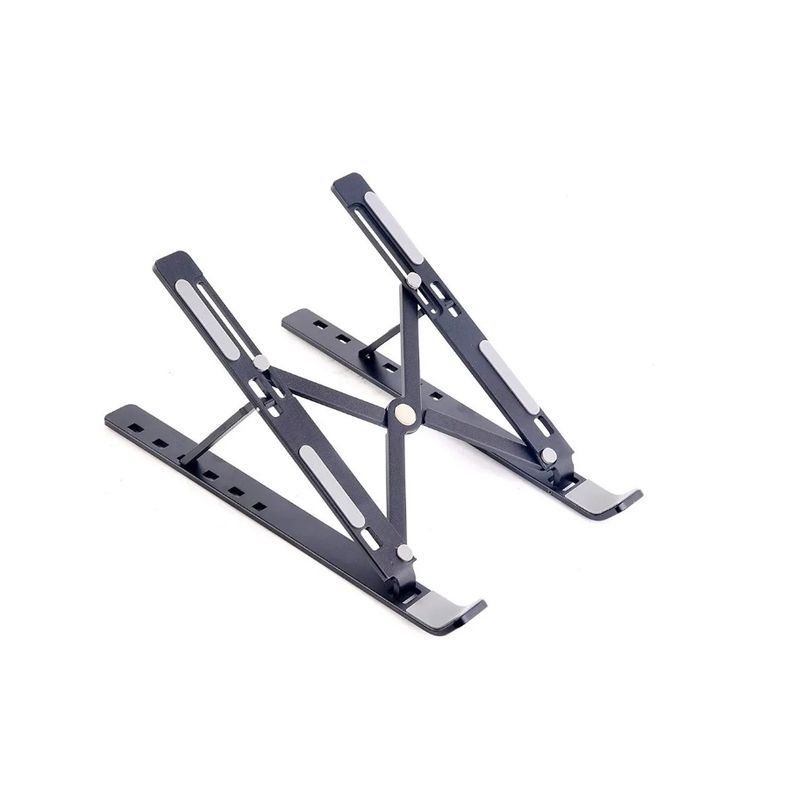IRM - Base Apoyo Soporte Plegable Para Notebook Macbook Y Tablet Negro