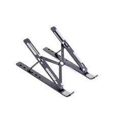 IRM - Base Apoyo Soporte Plegable Para Notebook Macbook Y Tablet Negro