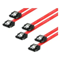 SATA - Pack 3X Cable 3 Datos De 6 Gb/s Con Seguro