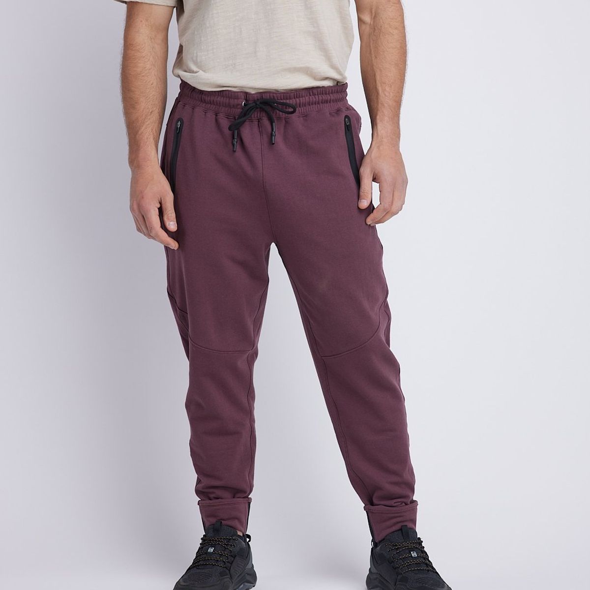 PANAMA JACK - Pantalón Buzo Hombre Burdeo Panama Jack