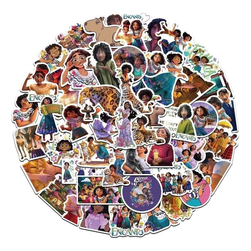 GARSIL - 50 Stickers De Encanto - Etiquetas Autoadhesivas