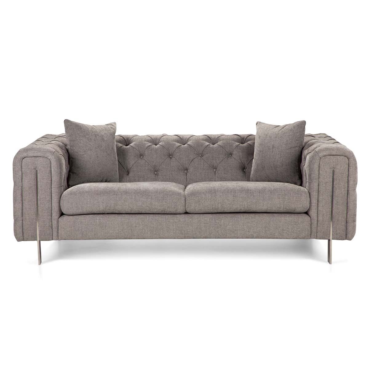 ROSEN - Sofá Rosen Allerton 3 Cuerpos Tela Ostra