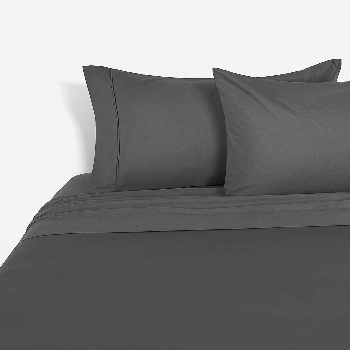 ROSEN - Sábana 400 Hilos Algodón Suvin Sergio Arias King Charcoal