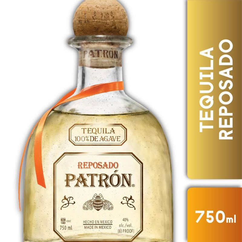 PATRON - Tequila Patron Reposado 750cc 1 Unidad PATRON