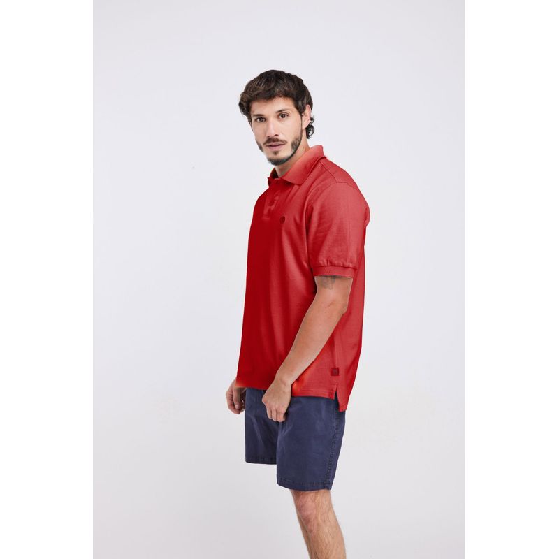 PANAMA JACK - Polera MC Soria Rojo Panama Jack