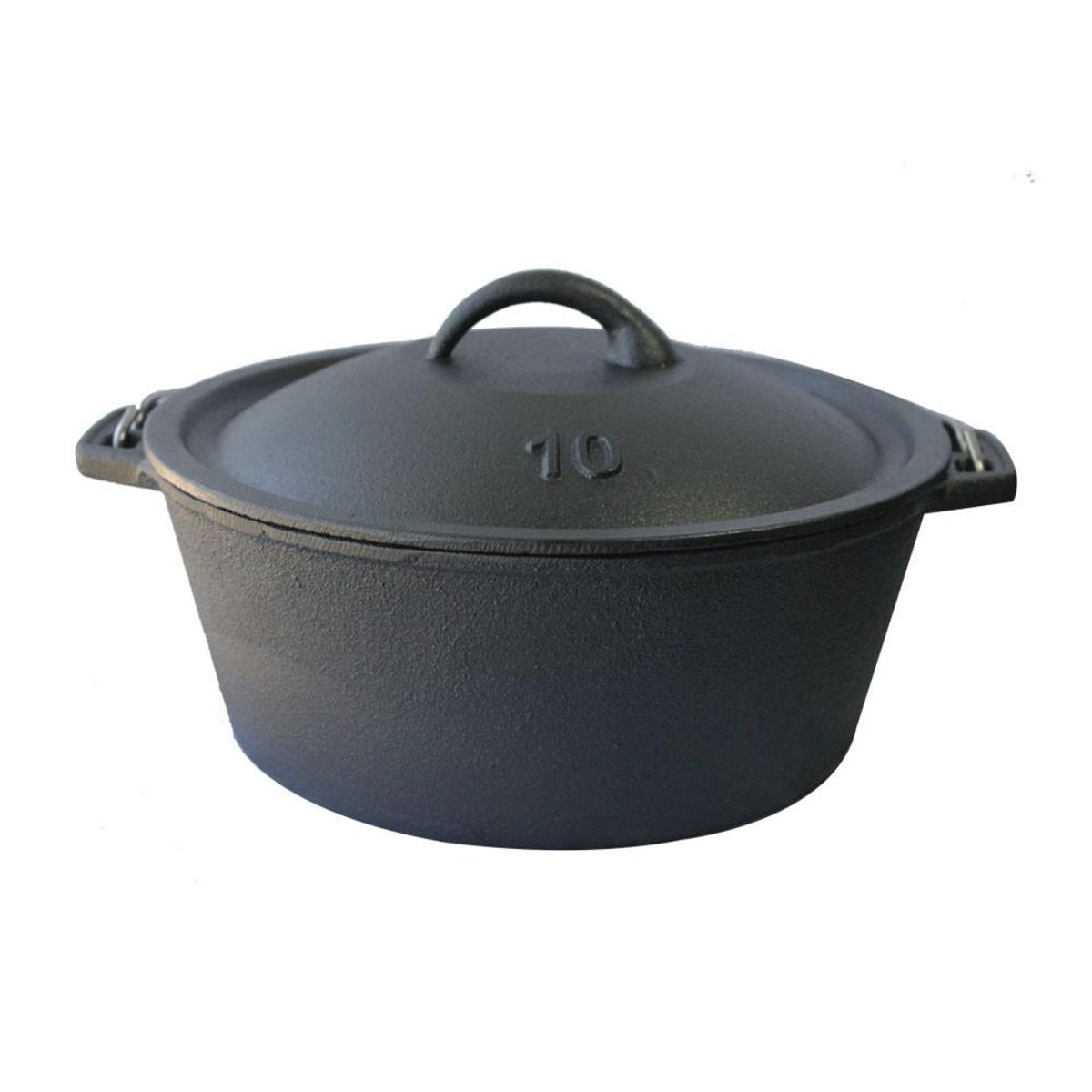 IMAHE - OLLA DE HIERRO NEGRA 25.5 X 10 CM IMAHE