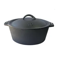 OLLA DE HIERRO NEGRA 25.5 X 10 CM