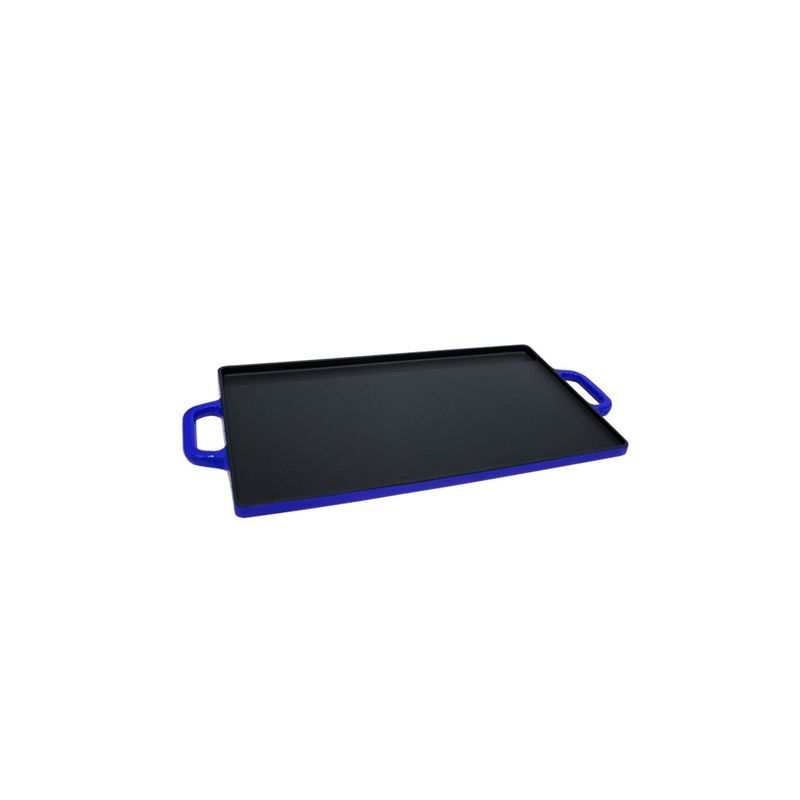BRIVA - PLANCHA REVERSIBLE HIERRO AZUL 50x23.5x1.6 cm BRIVA