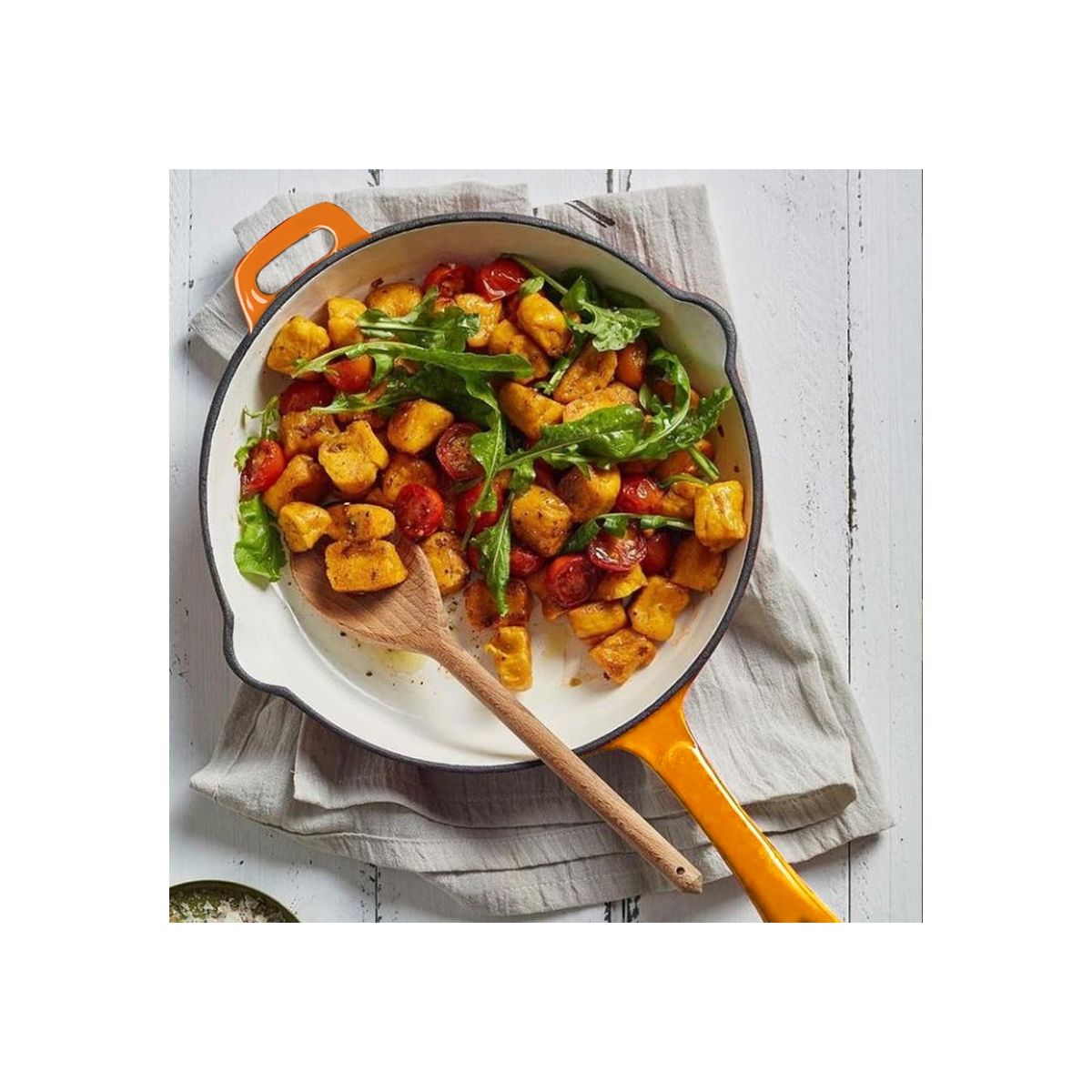 IMAHE - SARTEN HIERRO NARANJO 25 cm IMAHE