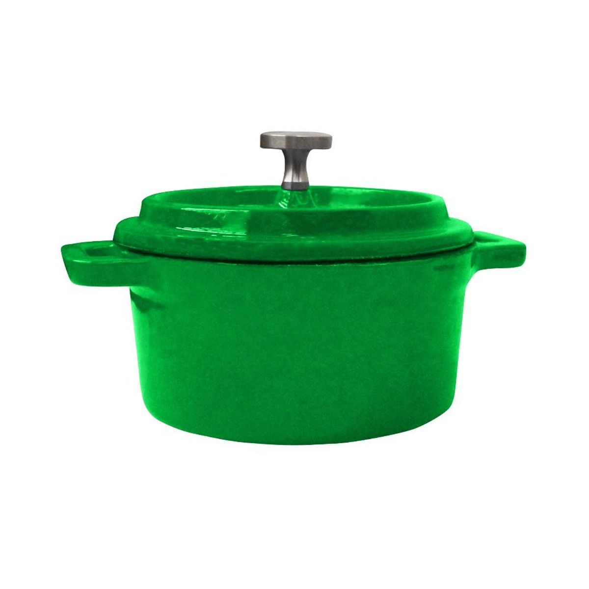 BRIVA - MINI OLLA HIERRO FUNDIDO VERDE 13x5 cm IMAHE