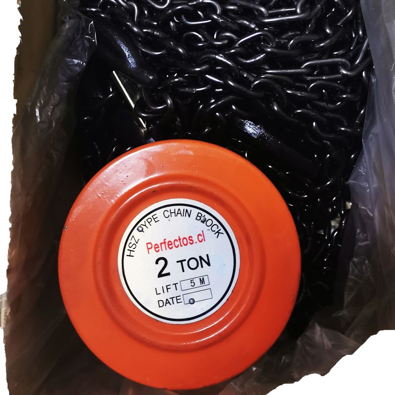 GENERICO - Tecle Manual Con Cadena 2 Toneladas X5 Metros