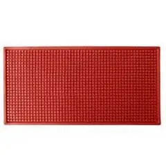 CATALAB - Goma Bar 61x29 Cm Escurridor Vaso Copas Barmat Rojo