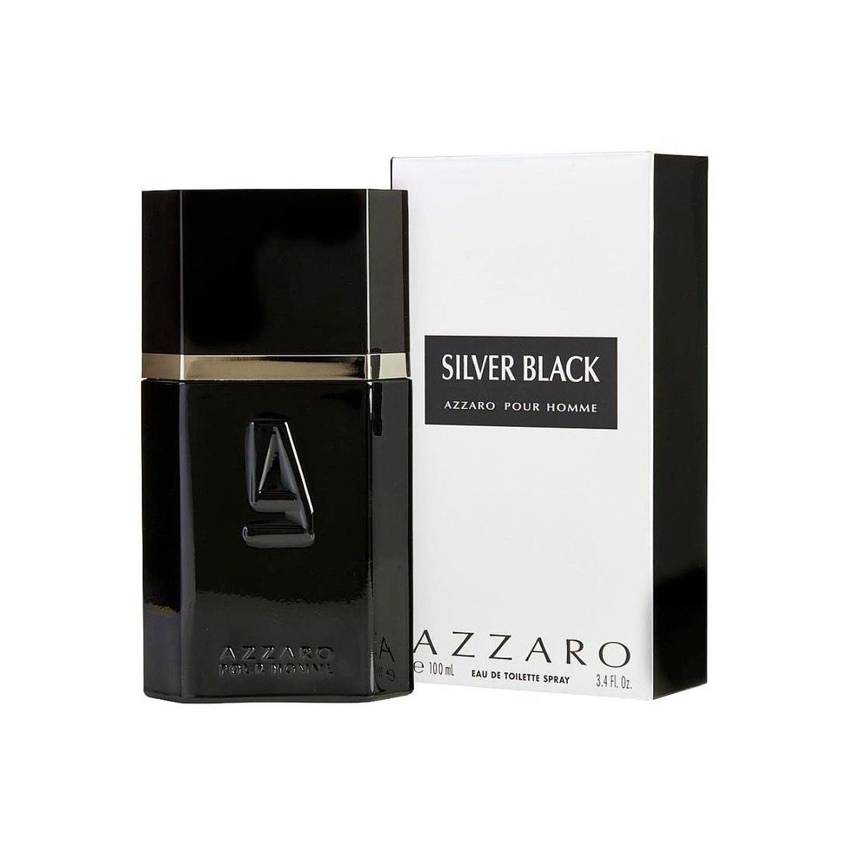 AZZARO - SILVER BLACK POUR HOMME EDT 100ML