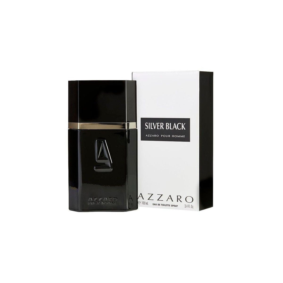 AZZARO - SILVER BLACK POUR HOMME EDT 100ML
