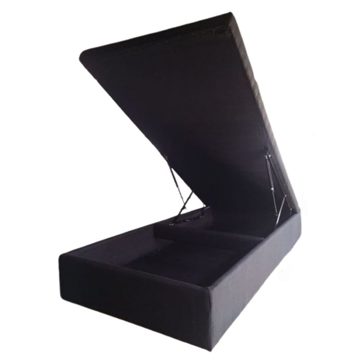 MUEBLERIA LATINA - CAMA 1.9M ABATIBLE BAUL FUNCIONAL LINO MARENGO 1 1/2 PLAZA.