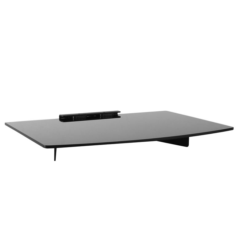 BRASFORMA Soporte Flotante para TV multiuso Acero / Vidrio 36 cm - 10kg DVD30