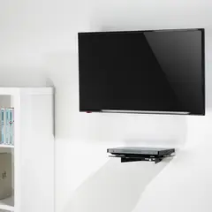 BRASFORMA - Soporte Deco -Juegos - Acero -Vidrio -10kg Pared-Tabique