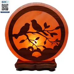 GENERICO - Lámpara de Sal Fig Pareja Pajaros del Himalaya