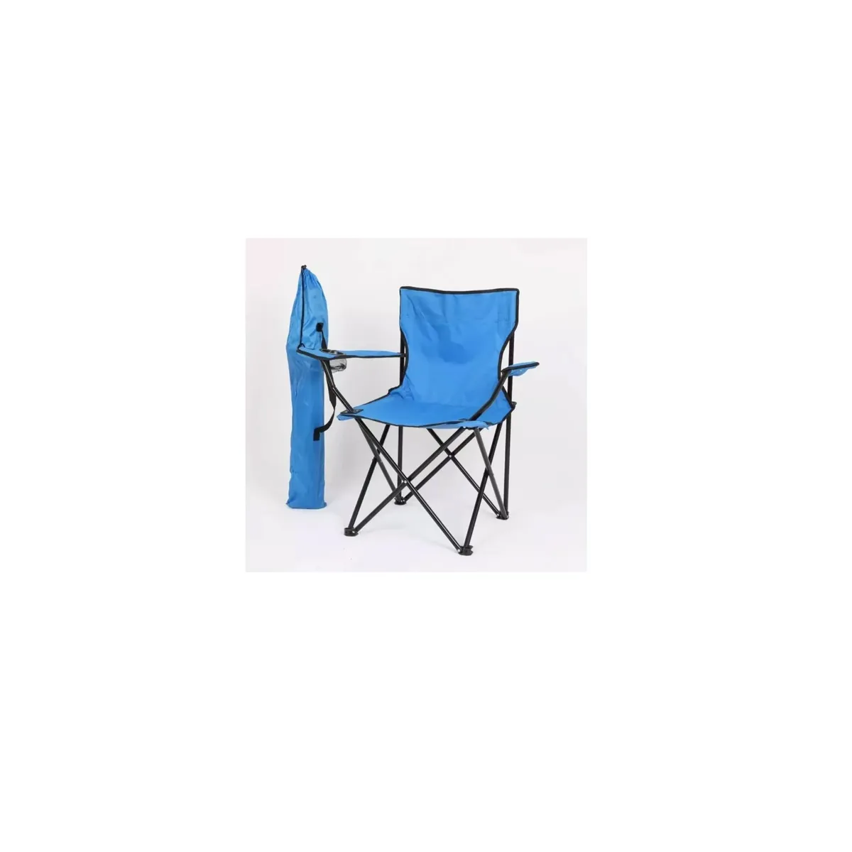 GENERICO - Silla Plegable  Playa Camping Pesca Picnic Porta Vaso+Bolso