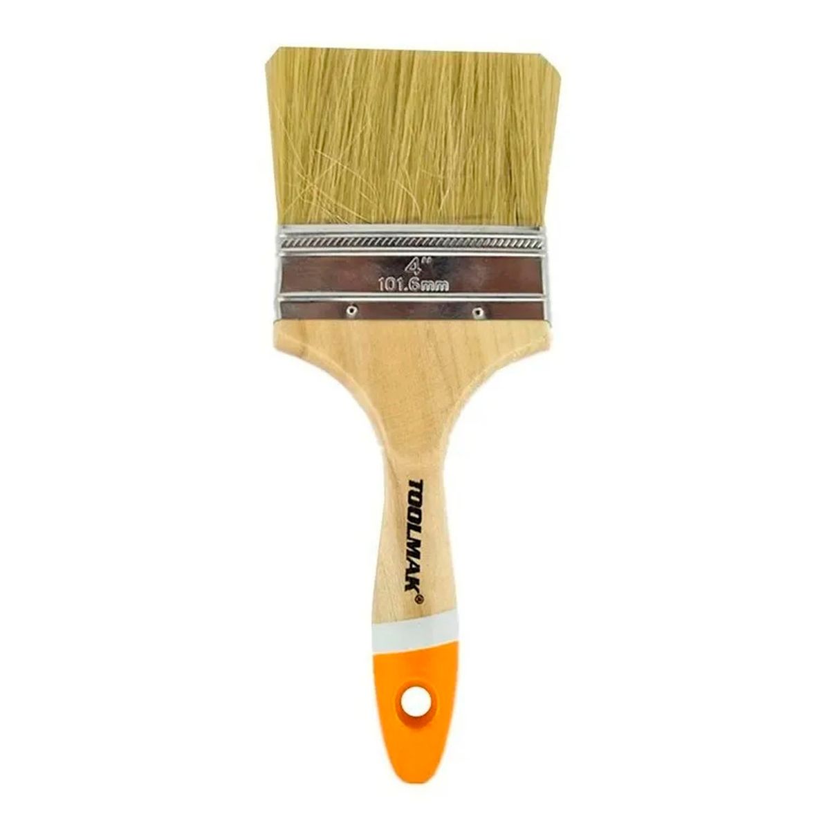 GENERICO - Brocha Para Pintar 4 Pulgadas (101mm) Mango Madera Toolmak