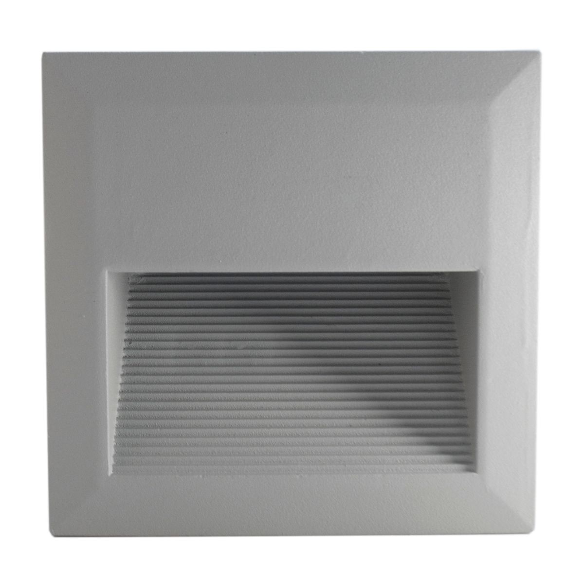 HB LEDS - Apliqué LED Exterior Cuadrado 3W Gris