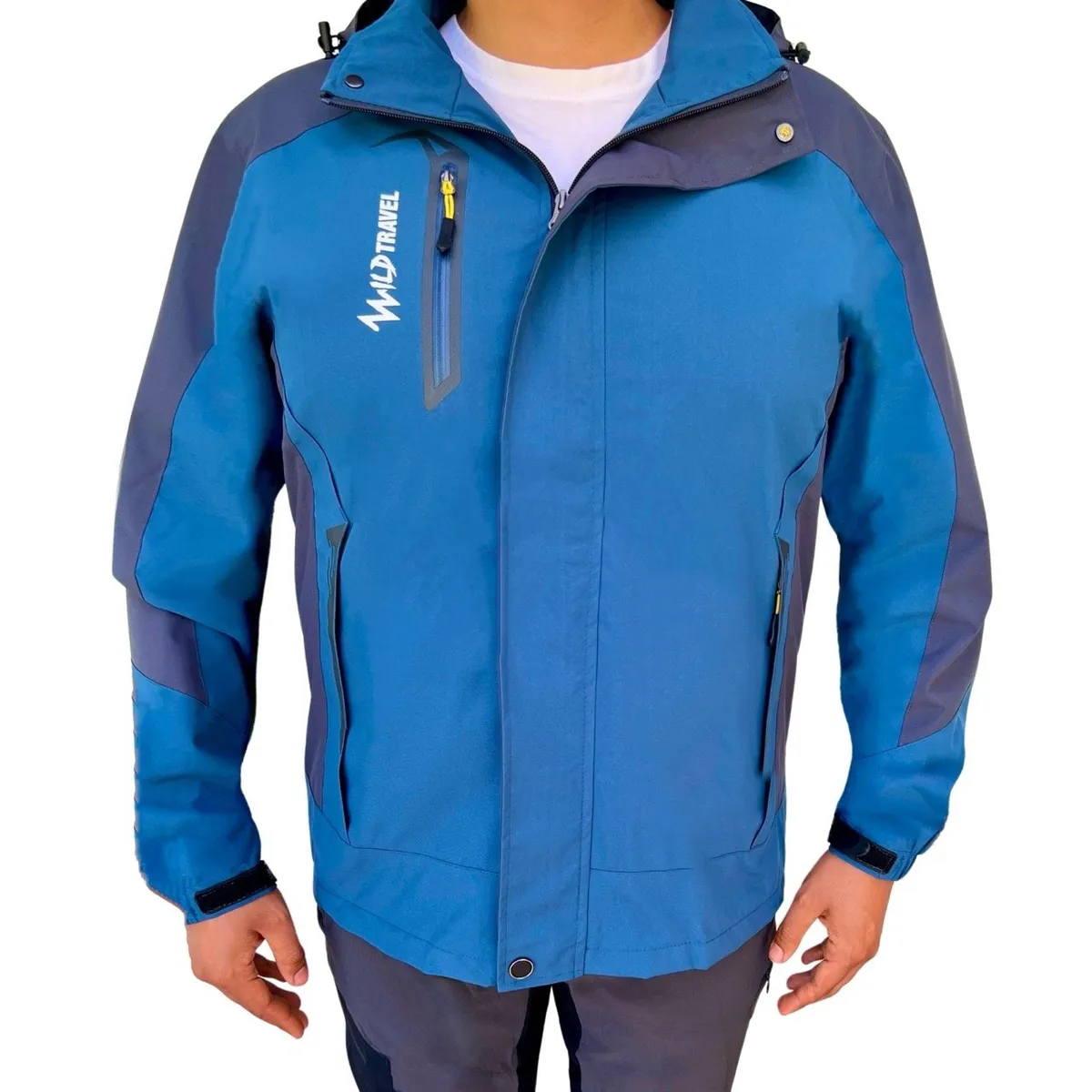 WILD TRAVEL - Chaqueta Cortaviento Impermeable Premium Wild Travel