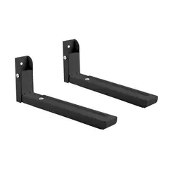 BRASFORMA - Soporte Microondas Plegable Negro MB-6BLACK