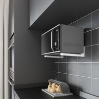 Soporte para Microondas plegable Blanco 30kg MB-6White