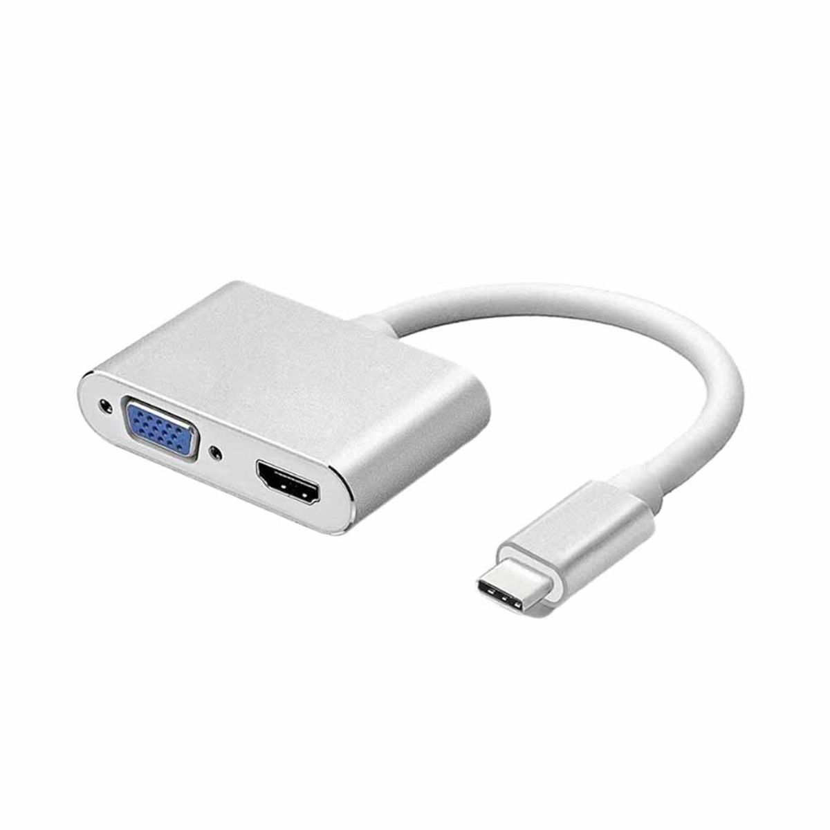 EON - Adaptador Tipo Usb C A Hdmi Y Vga 4k 2 en 1