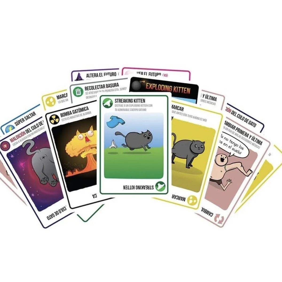 EXPLODING KITTENS - Juego Streaking Kittens - Expansion Exploding Kittens
