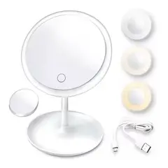 GENERICO - Espejo De Maquillaje Iluminado Con Iluminacion Led