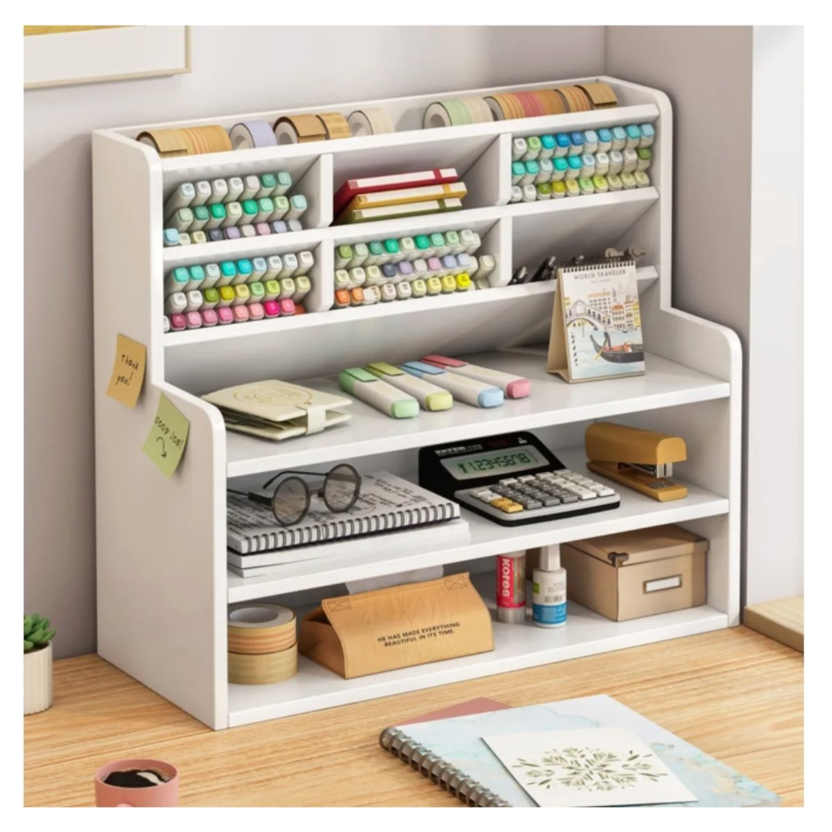 HOMER DESIGN - Organizador De Escritorio Portal Plumon Xl 50x42x17cm Homer