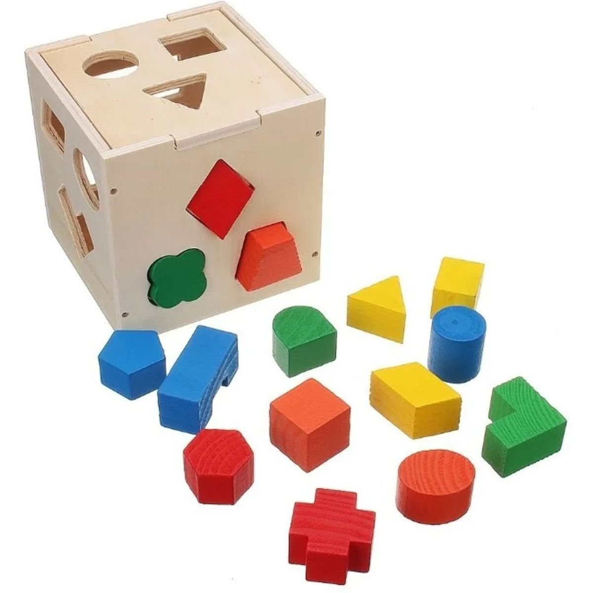 GENERICO - Juego De Madera Cubo Encaje