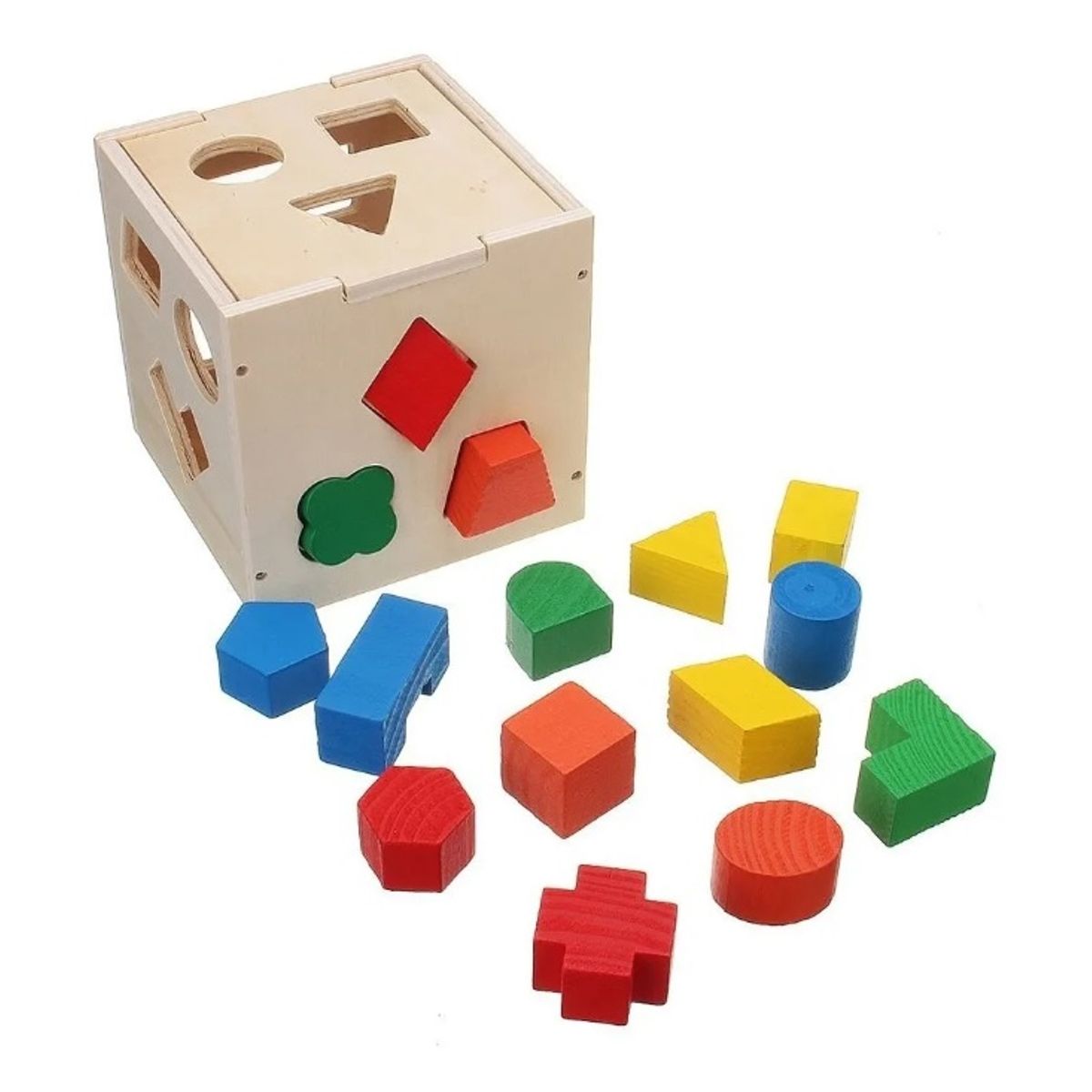 GENERICO - Juego De Madera Cubo Encaje